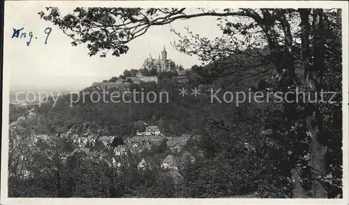 AK / Ansichtskarte Wernigerode Harz Blick zum Schloss Zensurstempel Kat. Wernigerode