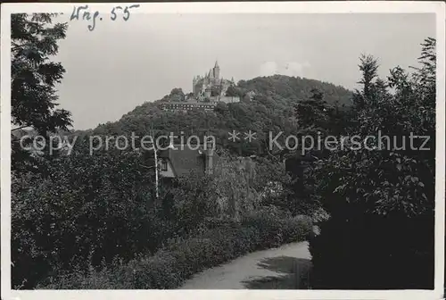 AK / Ansichtskarte Wernigerode Harz Blick zum Schloss Zensurstempel Kat. Wernigerode