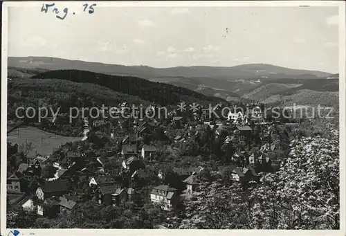 AK / Ansichtskarte Wernigerode Harz Panorama Zensurstempel Kat. Wernigerode