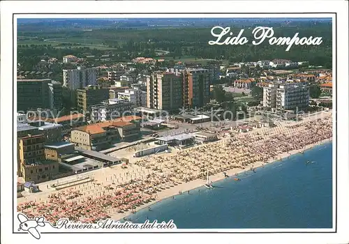 AK / Ansichtskarte Pomposa Riviera Adriatica dall aereo