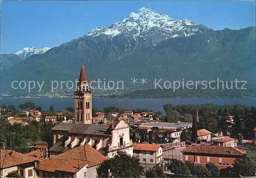 AK / Ansichtskarte Domaso Ortsansicht mit Kirche Comersee Alpen Kat. Italien