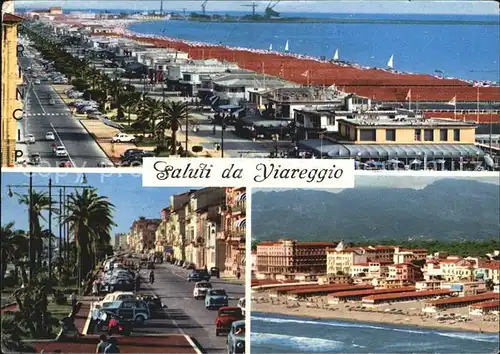 AK / Ansichtskarte Viareggio Strand Promenade Kat. viareggio