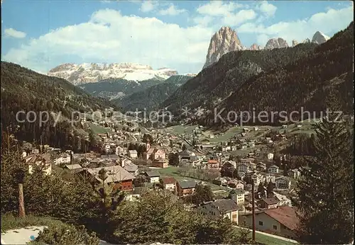 AK / Ansichtskarte Ortisei St Ulrich Panorama Val Gardena Dolomiten