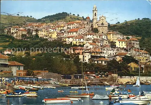 AK / Ansichtskarte Cervo Porto Hafen Altstadt Kirche Kat. Italien