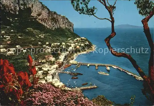 AK / Ansichtskarte Capri Panorama Kueste Hafen Kat. Golfo di Napoli