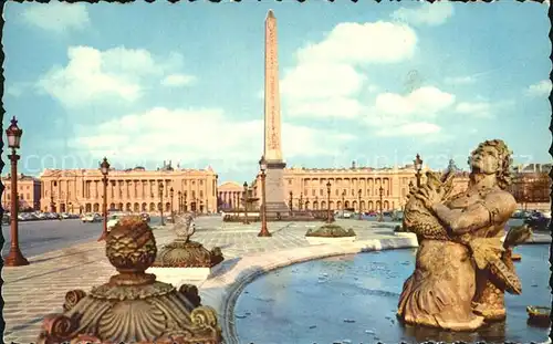 AK / Ansichtskarte Paris Place de la Concorde Obelisk von Luxor Kat. Paris