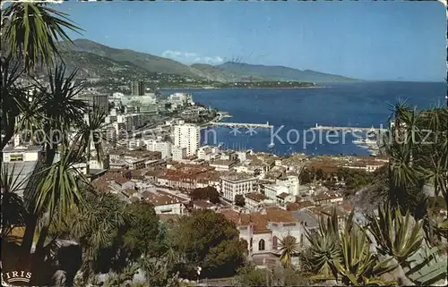 AK / Ansichtskarte Monaco Vue generale de la Principaute Port Jardin Exotique Cap Martin e l Italie Cote d Azur Kat. Monaco