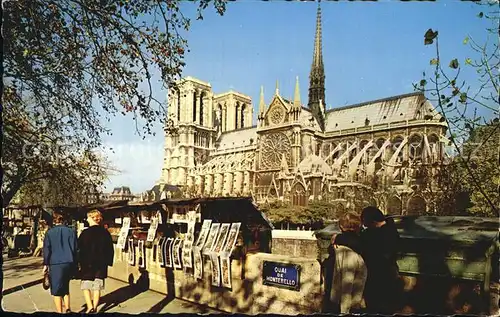 AK / Ansichtskarte Paris Notre Dame de Paris et les Bouquinistes Kat. Paris