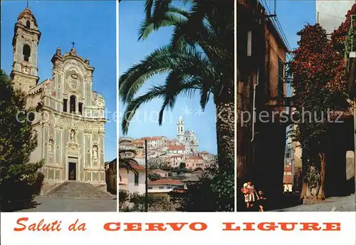 AK / Ansichtskarte Cervo Kathedrale Altstadt Gasse Kat. Italien