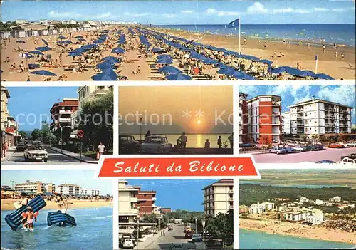 AK / Ansichtskarte Bibione La spiaggia Tramonto a Pineda e vedute del Lido del Sole
