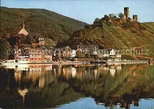 AK / Ansichtskarte Beilstein Mosel mit Burg Metternich Wasserspiegelung Kat. Beilstein
