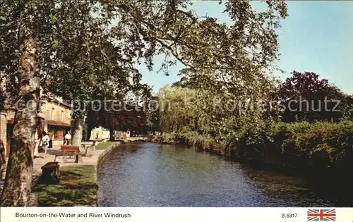 AK / Ansichtskarte Bourton on the Water and the River Windrush Kat. Cotswold