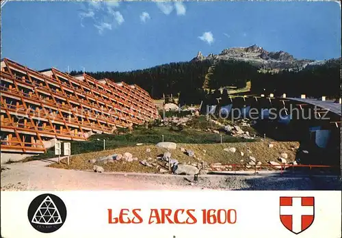 AK / Ansichtskarte Les Arcs Savoie Les Immeubles La Casdade et La Rive Aiguille Grive Kat. Bourg Saint Maurice
