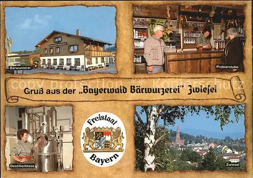 AK / Ansichtskarte Zwiesel Niederbayern Bayerwald Baerwurzerei Kat. Zwiesel