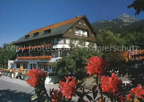 AK / Ansichtskarte Bayrischzell Hotel Alpenrose Blumen Kat. Bayrischzell