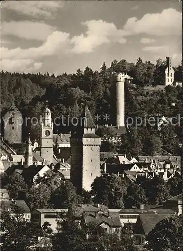 AK / Ansichtskarte Ravensburg Wuerttemberg mit Burgen und Kirchen Kat. Ravensburg