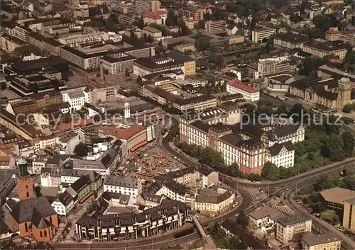 AK / Ansichtskarte Darmstadt Innenstadt Tor zu Odenwald und Bergstrasse Fliegeraufnahme Kat. Darmstadt