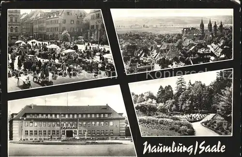 AK / Ansichtskarte Naumburg Saale Marktplatz Panorama Kat. Naumburg