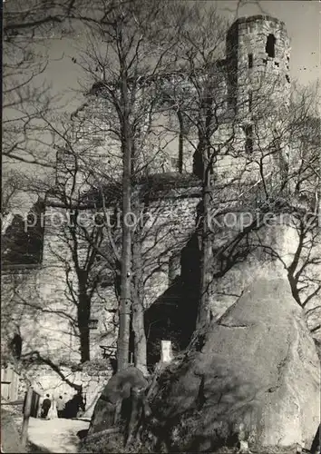 AK / Ansichtskarte Oybin Klosterruine Zittauer Gebirge Handabzug Kat. Kurort Oybin