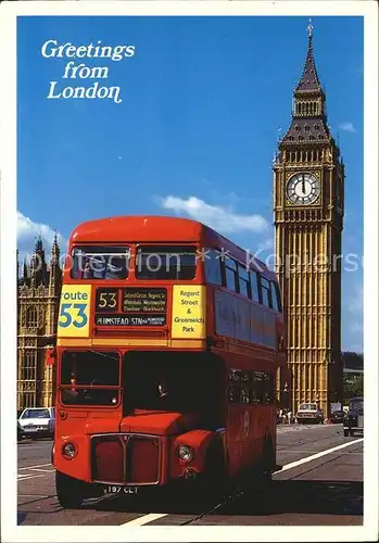 AK / Ansichtskarte Autobus Omnibus London  Kat. Autos