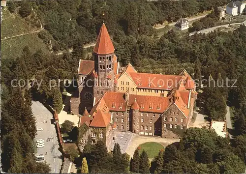 AK / Ansichtskarte Clervaux Abbaye benedictine de St Maurice et de St Maur vue aerienne Kat. Clervaux