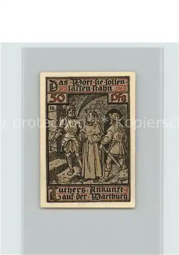 AK / Ansichtskarte Eisenach Thueringen 50 Pfennig Gutschein Kat. Eisenach