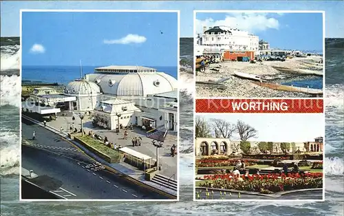 AK / Ansichtskarte Worthing West Sussex Halle Strand Denton Gardens Kat. Worthing