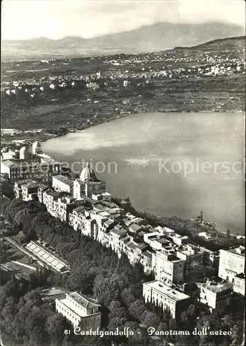 AK / Ansichtskarte Castelgandolfo Latium Panorama dall aereo