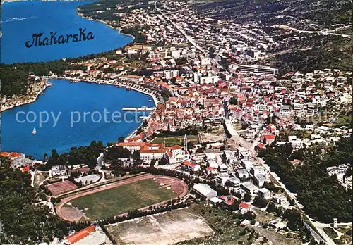 AK / Ansichtskarte Makarska Dalmatien Fliegeraufnahme Kat. Kroatien