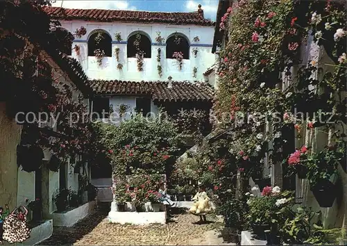 AK / Ansichtskarte Andalucia Andalusien Patio tipico andaluz typischer andalusischer Hinterhof Blumenschmuck Kat. Sevilla 