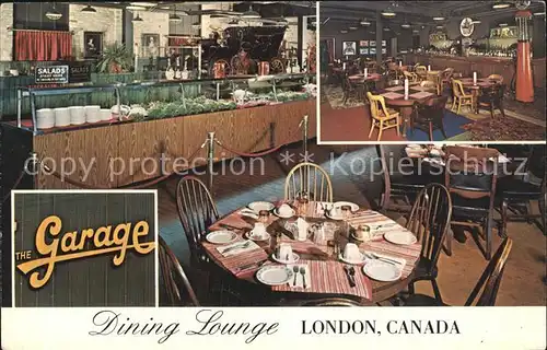 AK / Ansichtskarte London Ontario The Garage Dining Lounge Kat. London
