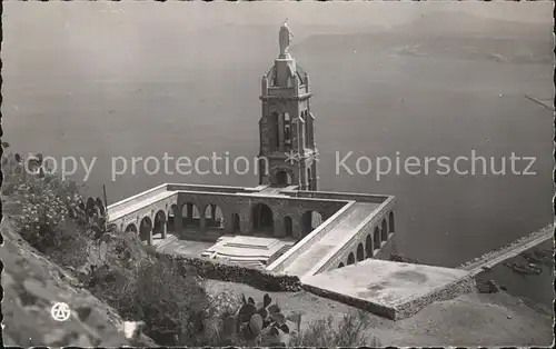 AK / Ansichtskarte Oran Algerie La Basilique de Santa Cruz vue sur la mer Kat. Oran