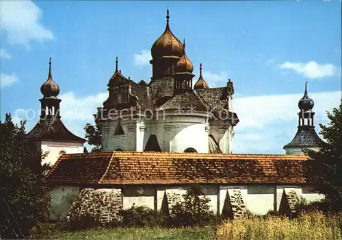 AK / Ansichtskarte Trhove Sviny Poutni kostel N. Trojice Dreifaltigkeitskirche 18. Jhdt. Kat. Budweis Ceske Budejovice