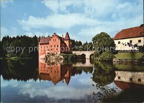 AK / Ansichtskarte Cervena Lhota Zamek Schloss Schlossteich Wasserspiegelung Kat. Tschechische Republik