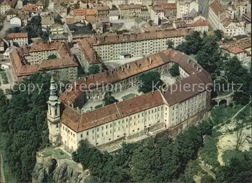 AK / Ansichtskarte Decin Boehmen Statni zamek Schloss Fliegeraufnahme Kat. Decin