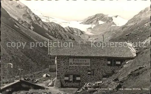 AK / Ansichtskarte Soelden oetztal Rettenbachtal Alpengasthof  Kat. Soelden