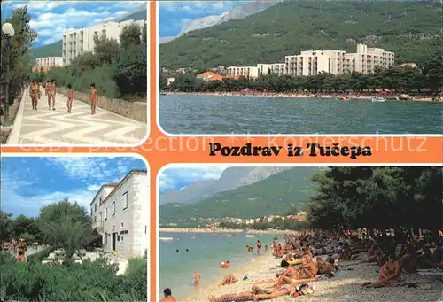 AK / Ansichtskarte Tucepi Hotelanlagen Strand Kat. Kroatien