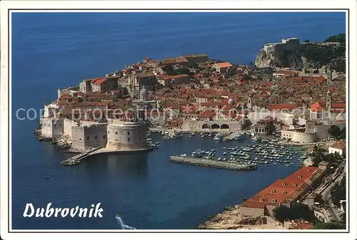 AK / Ansichtskarte Dubrovnik Ragusa Altstadt Festung Hafen Kat. Dubrovnik