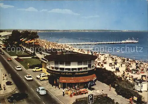 AK / Ansichtskarte Scharbeutz Ostseebad Strand Seebruecke Meereswasser Wellenbad Kat. Scharbeutz