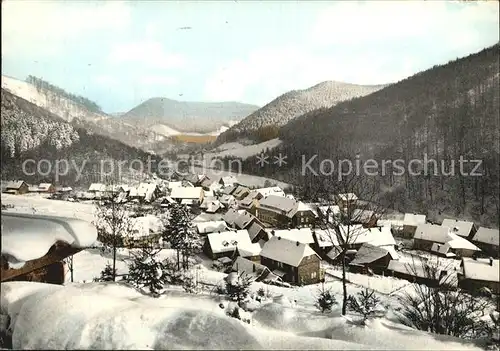 AK / Ansichtskarte Sieber Ausblick vom Bergcafe Luftkurort Winterpanorama Kat. Herzberg am Harz