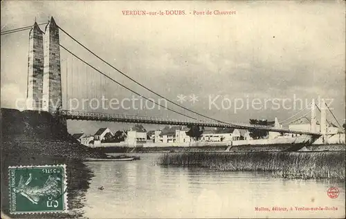 AK / Ansichtskarte Verdun sur le Doubs Pont de Chauvort Kat. Verdun sur le Doubs