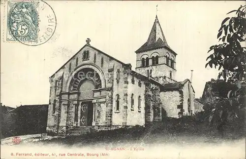 AK / Ansichtskarte Saint Agnan Saone et Loire Eglise Kirche Kat. Saint Agnan