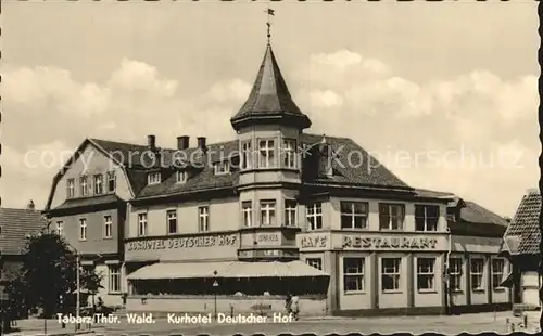 AK / Ansichtskarte Tabarz Kurhotel Deutscher Hof  Kat. Tabarz Thueringer Wald