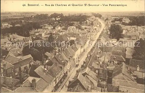 AK / Ansichtskarte Bonneval d Eure et Loir Rue de Chartres Quartier Saint Sauveur Kat. Bonneval