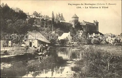 AK / Ansichtskarte Vitre d Ille et Vilaine La Vilaine Paysages de Bretagne Chateau Kat. Vitre