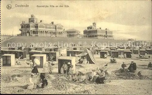 AK / Ansichtskarte Oostende Koninklijke Villa en den Dijk Plage