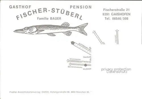AK / Ansichtskarte Gaishofen Gasthaus Pension Ficher Stueberl Kat. Windorf