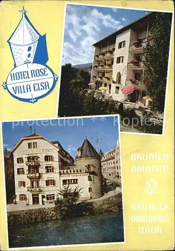 AK / Ansichtskarte Bruneck Hotel Rose Villa Elsa Kat. Pustertal