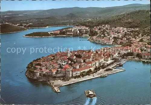 AK / Ansichtskarte Korcula Panorama Hafen Kat. Kroatien