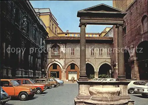 AK / Ansichtskarte Milano Piazza dei Mercanti Loggia degli Osii Kaufleuteplatz Loge Geschichte Kat. Italien